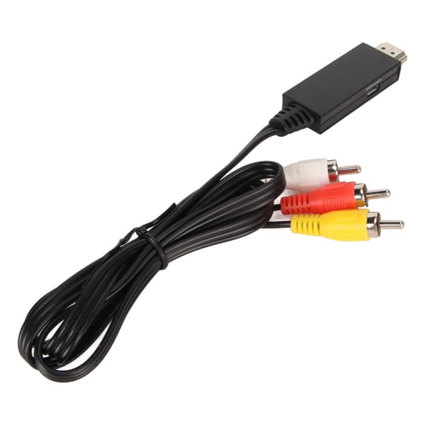 【NX】HD Multimedia Interface til RCA-konverter Profesjonell HD Multimedia Interface til AV-adapter for gammel TV-skjermprojektor 1 meter