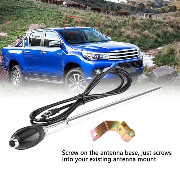 【NX】Bilantenne Erstatningsradioantennebeskyttelse for Hilux 1989-1997