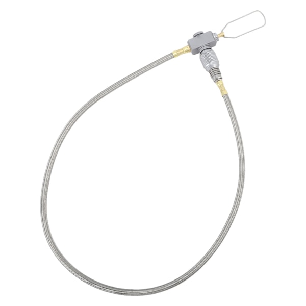 Forlængelsesslange med Justerbar Ventil og Stativ Butan Tank Adapter Slange til Flad Gastank
