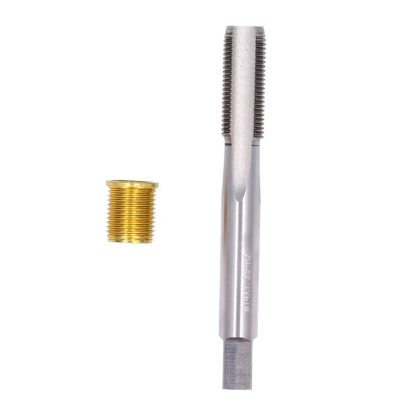 Tändstift Gänga Hål Reparationsverktyg Metall M12x1,25 Insatser M14x1,25 Kran 14mm omgängad sats