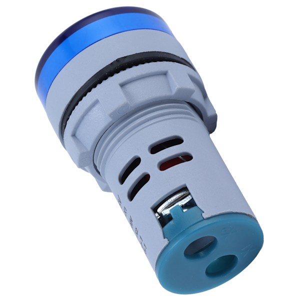 AD16-22FSV rund form digital spänningssignalindikator Spänningsmätarindikator 60~500V ACBlue