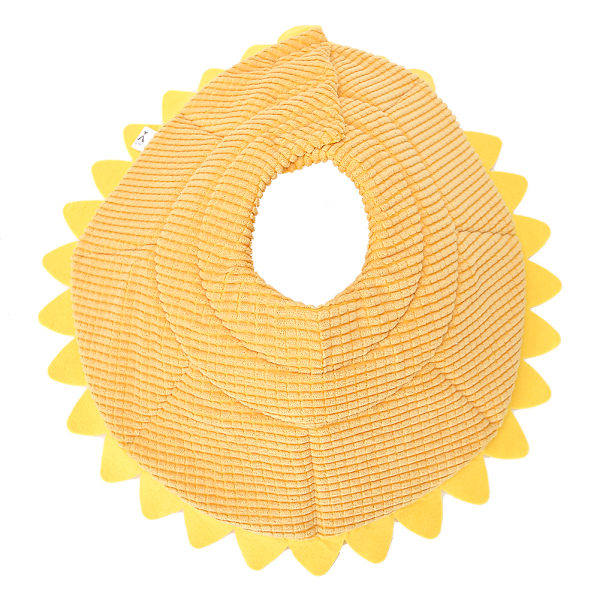 Lemmikkieläinten kaulus Comfy Cone Auringonkukka-plyysipeite tarranauhalla koiralle kissalle pennulle (L)