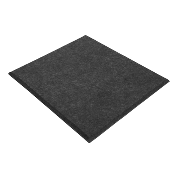 6 stk Akustisk Absorptionspanel Tyk Minska Reverb Lydsikker Polstring Absorber (sort)