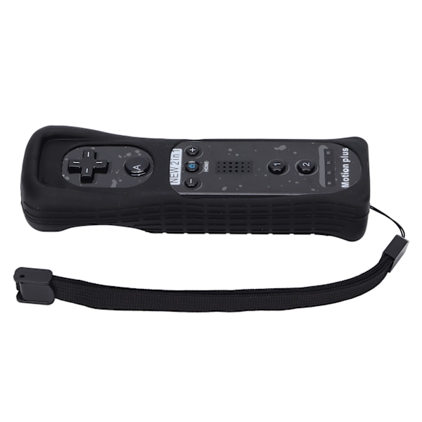Fjernbetjening Vibration Lyd Funktion Spilkonsoll Tilbehør med Motion Plus til Wii UBlack