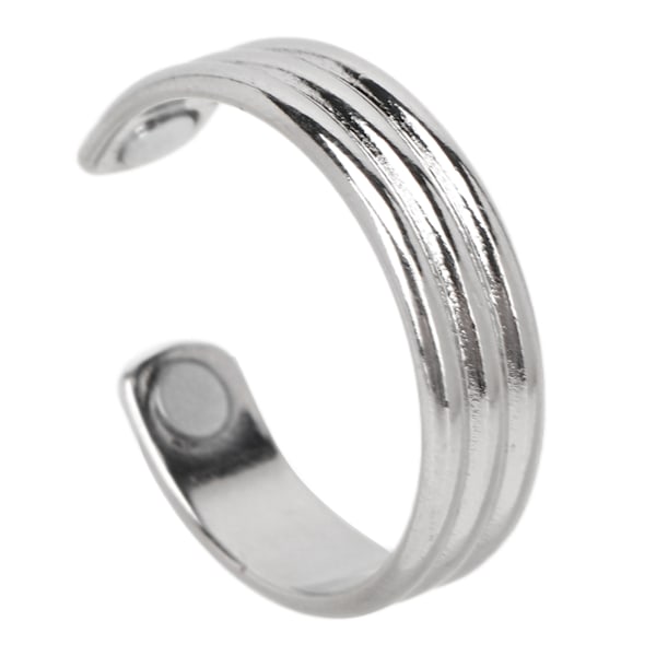 Män Kvinnor Metall Magnetisk Ring Elegant Justerbar Trötthet Ledömhet Avlastningsring Smycketillbehör