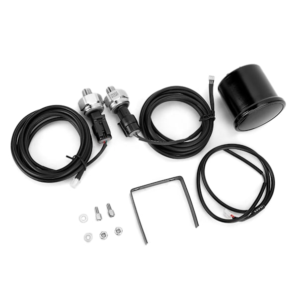 2 tuuman auton Turbo Boost -mittari LED Punainen Digitaalinen Näyttö Ilmanpaineanturisetti