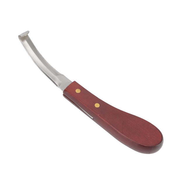 Hovkniv Høvler Rustfritt Stål Dobbeltsidig Blad Ergonomisk Trehåndtak Hovkantkniv for Trimning av Hestehov