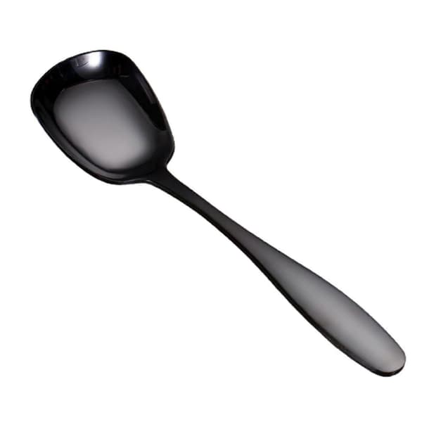Serveringsske Tåler Opvaskemaskine Rustfrit Stål Stor Buffet Serveringsske til Restaurant Black