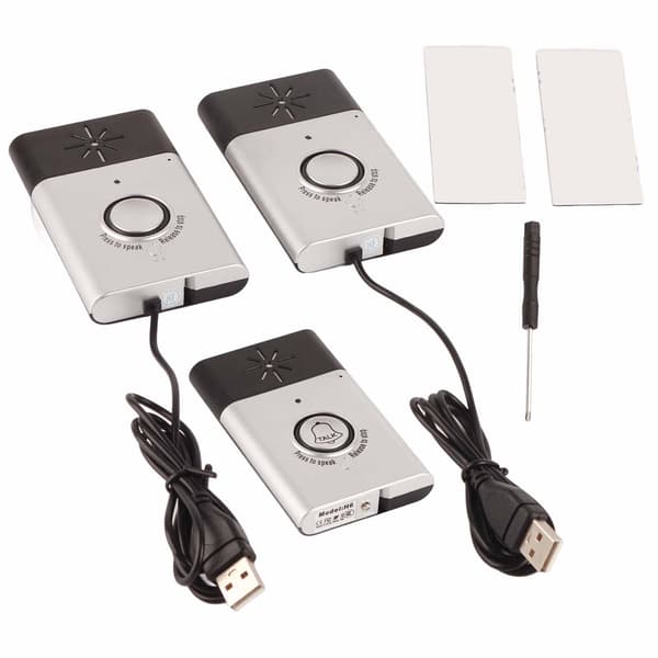 Smart Wireless Voice Intercom Dörrklocka Access Control System Inomhus/Utomhus DörrklockaSilver