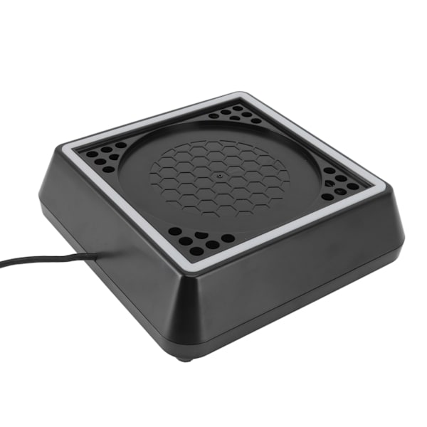 Nedre kylfläkt 2,4A 5V 3 vindhastigheter Touch Switch USB-kylfläkt med Light Bar för Xbox Series X Black