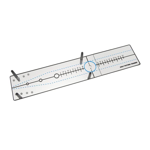 【NX】Golf Putting Alignment Mirror with Putter Line Acrylic Foldable Golf Alignment Tool for Training Practice Indoor Outdoor