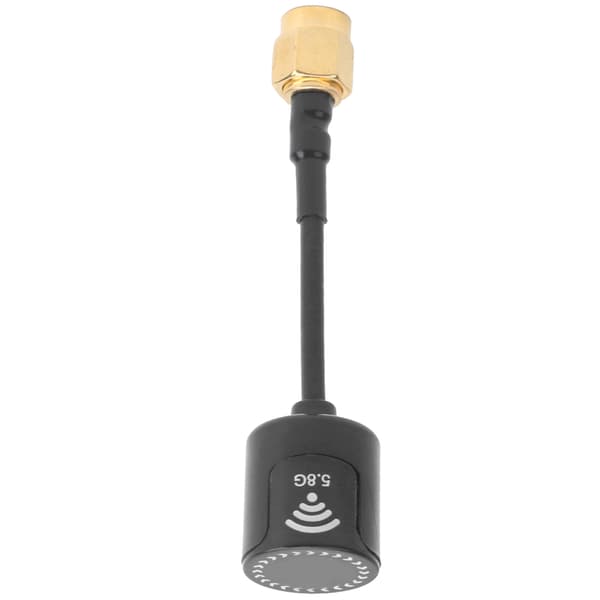 Professionel 5.8GHZ 2.8dbi Antenne Signalforstærkning Antenne Tilbehør til FPV Racing RC Drone (Sort RP-SMA)