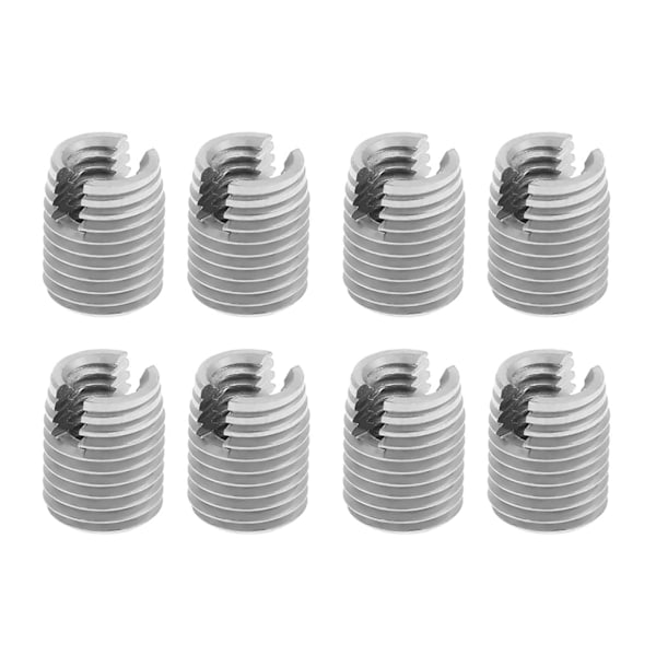 20st metall självgängande slitsad skruvgänga Insats Helical Repair M4 x 8mm Set