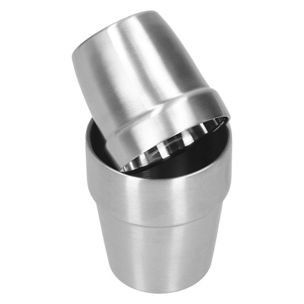 2 stk rustfrit stål dobbelvæggede kopper restaurant øl krus vand kaffekop (180 ml 300 ml)