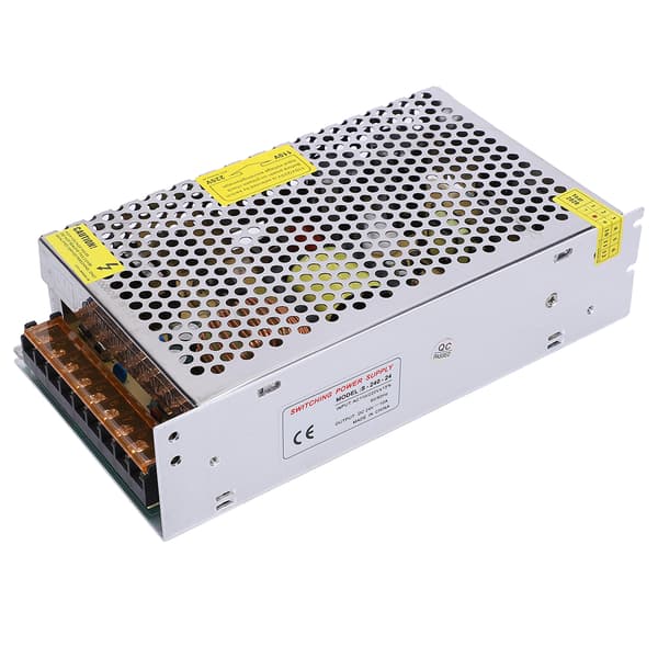 DC 24V 10A Universal Regulert Strømforsyning Kompatibel med LED Strip CCTV