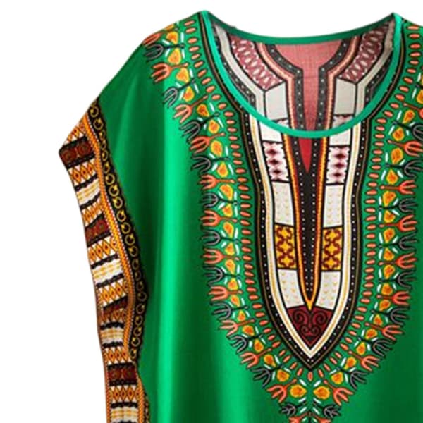 Dammode Rantamekko Boho Tyylikäs Etninen Mekko Green