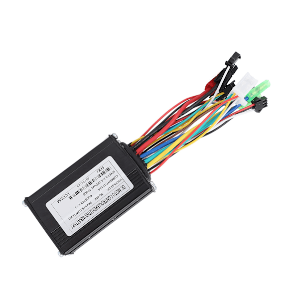 17A 36V 48V DC-motorhastighetsregulator Elektrisk cykel Elcykel Elsparkcykel 3-läges sinusvågsregulator för 250W till 350W motor