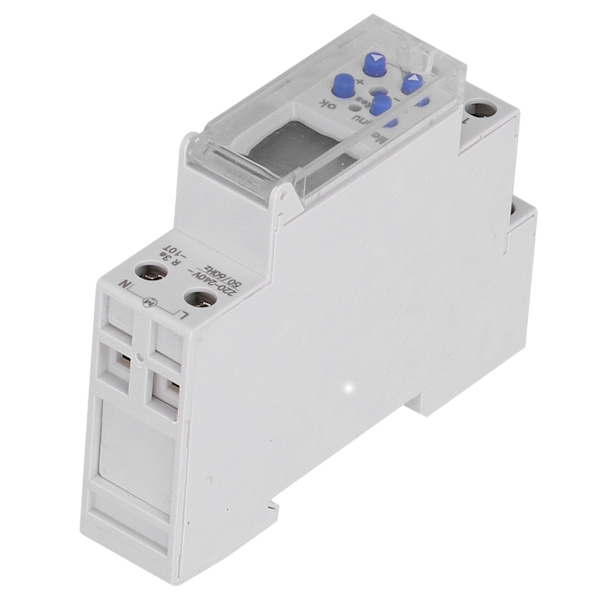 【NX】TM610-2 Ugentlig programmerbar timer-switch Digital tids-switch DIN-skinne montering 220V