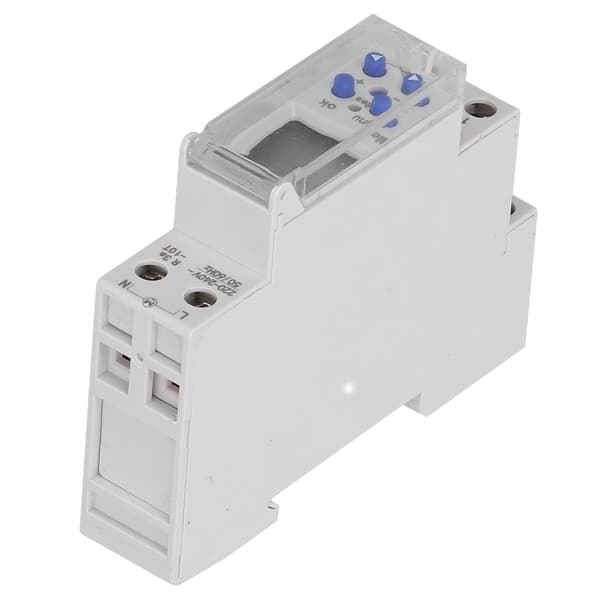 TM610-2 Ugentlig programmerbar timer-switch Digital tids-switch DIN-skinne montering 220V