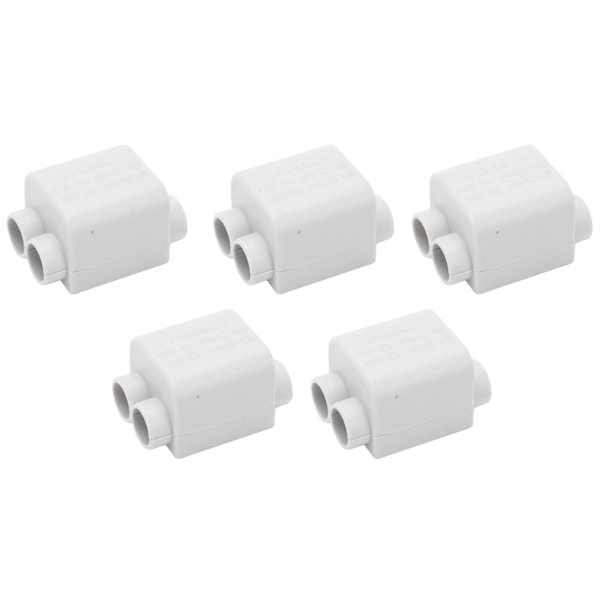 5 stk Splitter Wire Connector 1 ind 2 ud Messingledere High Power Hurtig Ledningsforbindelse terminalblok 1000V 100A