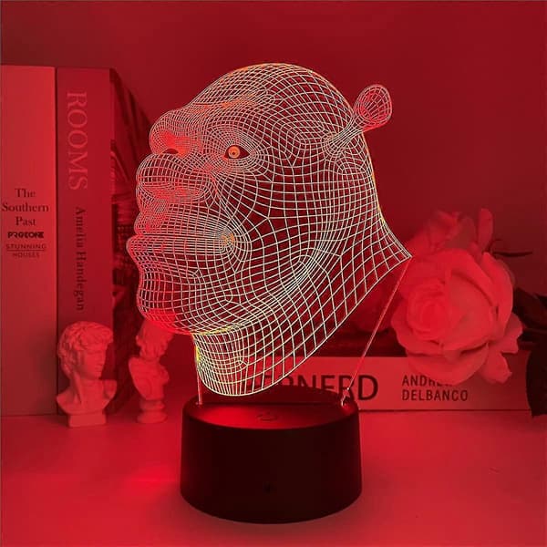 Figurer - Shrek 2 Akt - 3D-illus Led Shrek 7 Chan Smart Touch Ing Leker Gutter