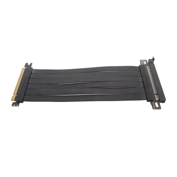 PCIE 3.0 X16 Forlængerkabel Høj Skærmende Egenskab 180 Grader Fleksibel PCIE 3.0 Forlængerkabel til Grafikkort Sort 40cm/15,7in