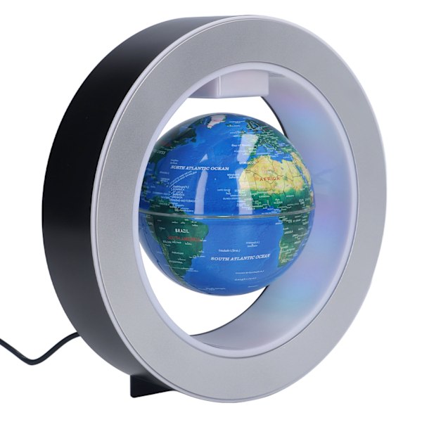 Floating Globe Magnetisk Levitation Globe 100‑240V Heminredningsprydnad för födelsedagspresentAU-kontakt