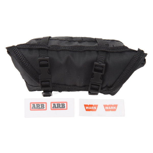 RC-auton urheilumatkalaukku Nylon Miniatyyri Simuloitu Koristelu Bagage Laukku Koristelu Osia Traxxas TRX4M 1/18 Musta