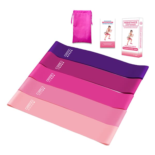 Resistance Loop Bands Latex Exercise Loop Band Kompatibel med hemkondition Stretching Styrketräning Fysioterapi