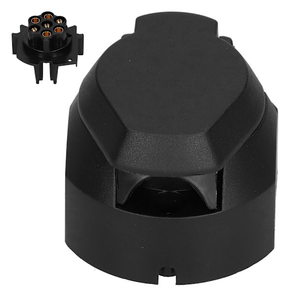 Eurooppalainen 7-nastainen adapter Vedenkestävä liitäntä Virtajohdon pistorasia perävaunuille matkailuautoille