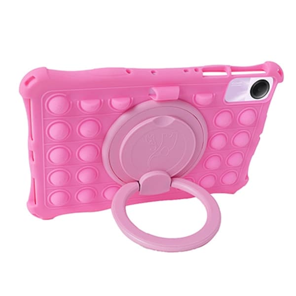 Kompatibel med Xiaomi Redmi Pad SE Støtsikkert Armor Popit Silikondeksel - Rosa Rosa pink