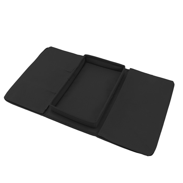 Sofa Bakke Armlæn Opbevaringsholder Bord 600D Oxford stof sidelommer til sofa Sort