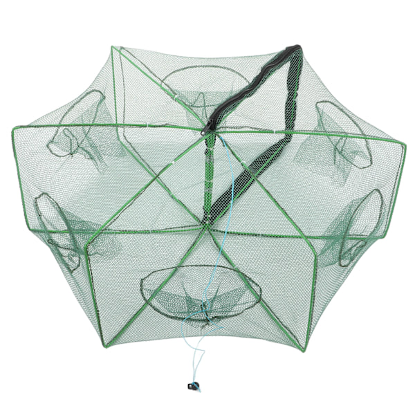 Polygon Fiskebetsfälla Automatisk fiskenätsfälla Vikbar Bärbar Räkbur 70x27cm