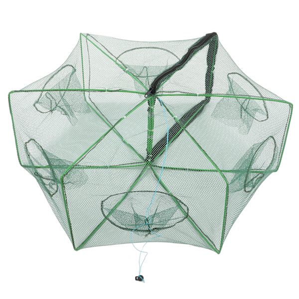 Polygon Kalastusansat Automaattinen Kalastusverkkoansat Taittuva Kannettava Rapukori 70x27cm