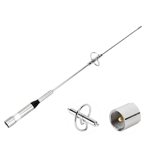 NL‑770S Metal Walkie‑Talkie Antenne Han UV Dobbelt Frekvens UHF/VHF Kompatibel Radio
