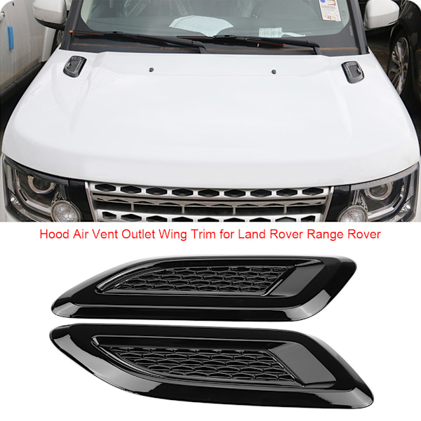【NX】Utvendig panserluftventilvinge for Land Rover Range Rover Evoque 2012-2018