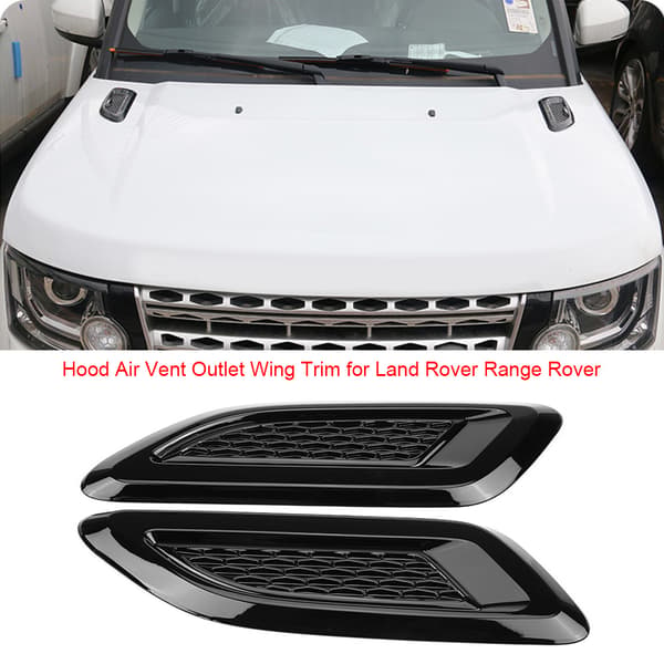 Ydre Motorhjelm Luftventil Udluftningsvinge Trim til Land Rover Range Rover Evoque 2012-2018