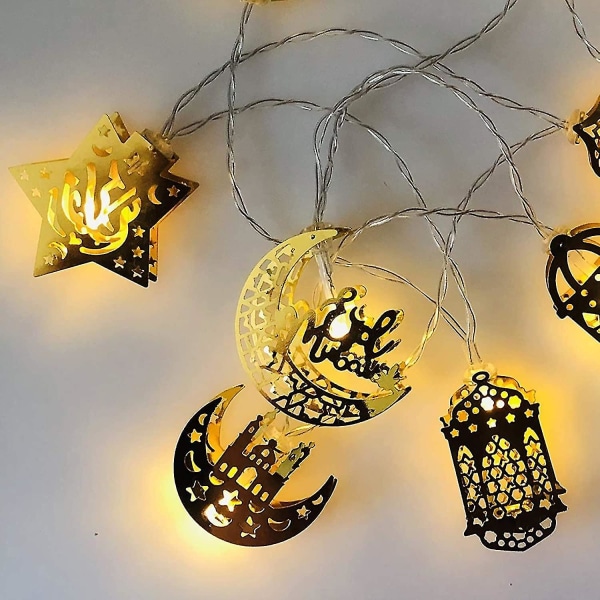Led Muslim Ramadan String Lights, Eid Ramadan Lanterns String Lights