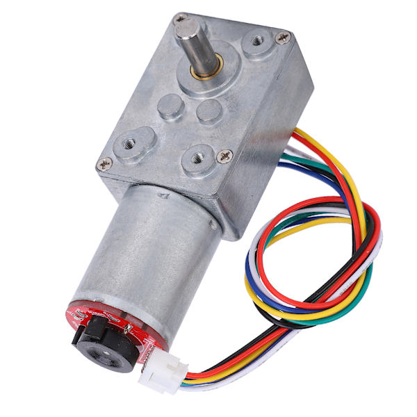 Vaihdemoottorivaihde Vaihdeventtiili koodarilla 20–60RMP Harjattu DC-moottori Elektroniset laitteet JGY371DC12V 60RPM