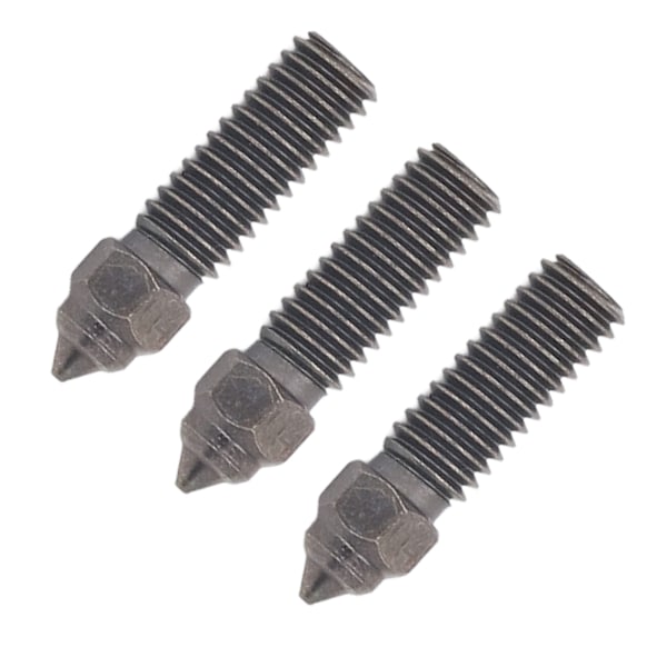 3 stk hærdede ståldyser Højflow-dysekit 3D-printerekstruderdyse til Sovol Sv06 Plus 1,75 mm filament 0,4 mm