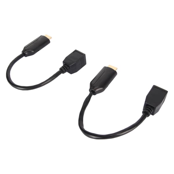 HD Multimedia Interface Extender Full HD 1080p over Cat5e Cat6 Opptil 196,8 fot RJ45 Ethernet-sender/mottaker 100-240V US-plugg