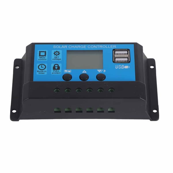 【NX】20A 12V 24V 2-veis MOS Solar Ladekontroller PWM 3-trinns Batteriregulator Solcellepanelkontroller