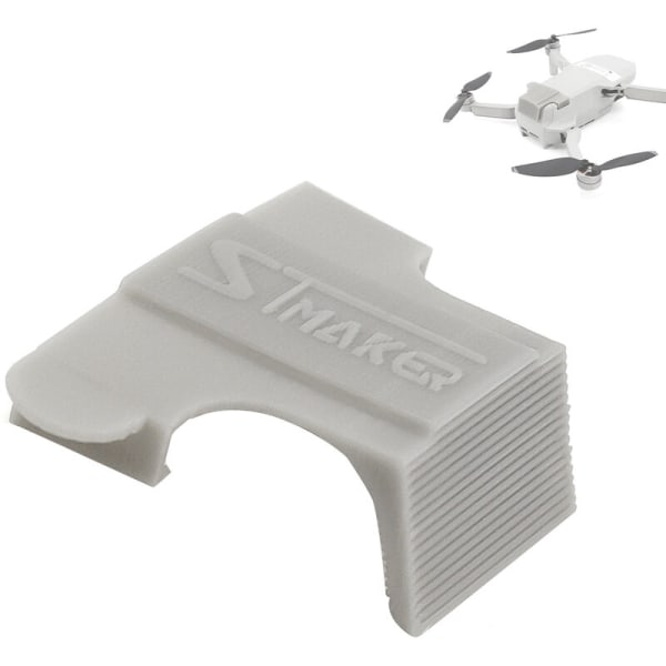 Batteridæksel Spændebeskytter Kompatibel med DJI Mavic Mini Drone Anti-Trigger Top Beskyttende Dæksel Modultilbehør, Model: Grå