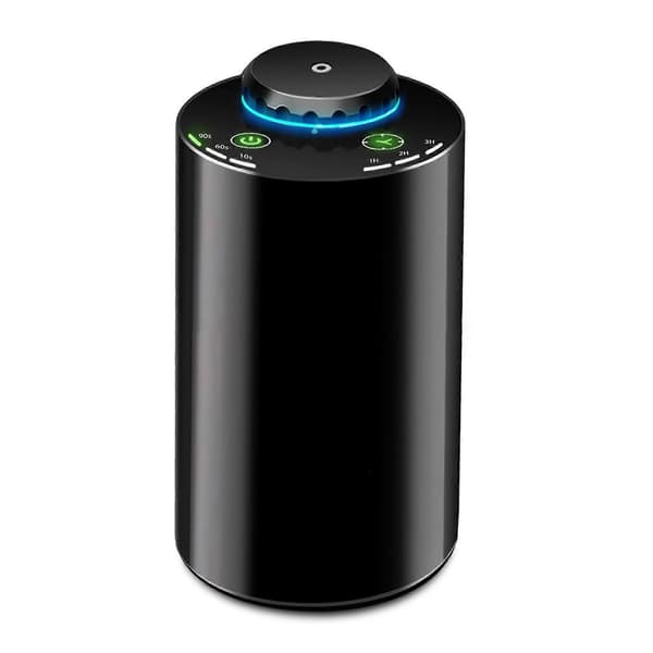 Vattenfri diffusor - Ren nebulisering, ultratyst drift, för vardagsrumsmiljöer och avkoppling i sovrummet Plastic Black