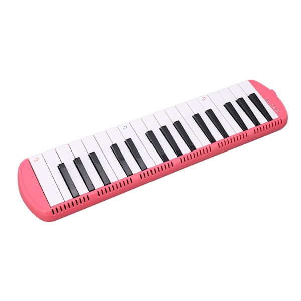 Mundstykke Melodica Instrument med 32 tangenter til begyndere Musikinstrument Rosa