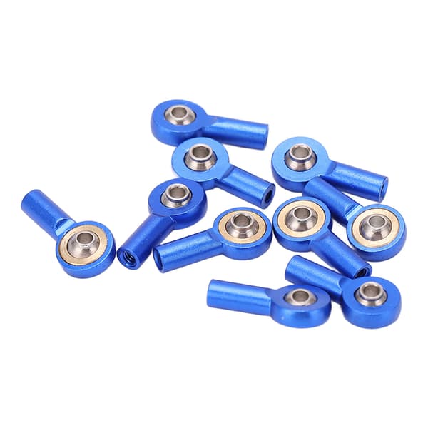 【NX】10 stk. RC M2 kulehode rustfritt korrosjonsbestandig lett RC link kulehodeholder for RC-biler roboter biler blå