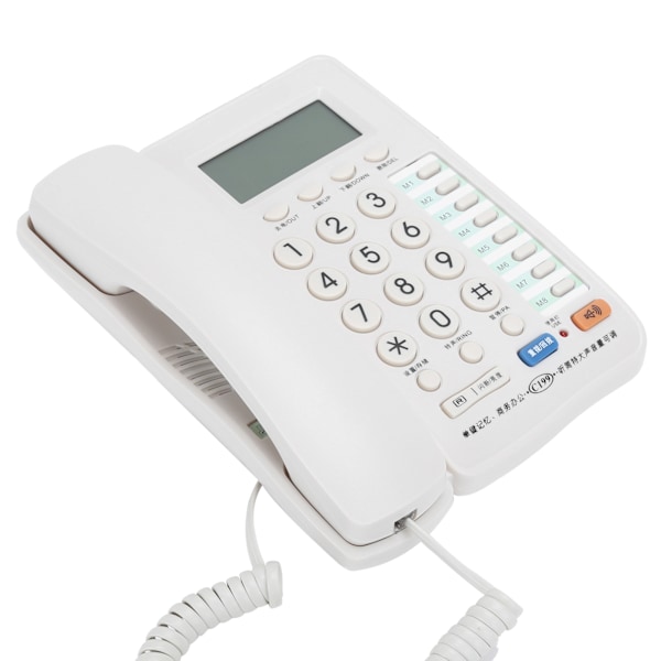 Fast telefon fasttelefon Trådløs telefon Bordtelefon med ledning for hjemmekontor Hotellrestaurant