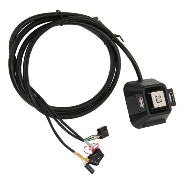 PC Power Switch 1,2 m Langt USB Interface Extension Plug and Play Nem Betjening PC Power Knap til Stationær Computer