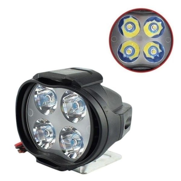 12W Super Lys LED Lys Tåkelys Spotlight Hodelykt Motorsykkel Lampe