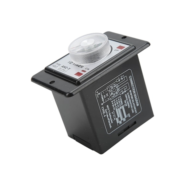 【NX】AH2‑Y 60S Tidsrelæ Lille Pointer Tidskontroller Knapstyring Tidsrelæ 8 Fødder Timer 24VDC
